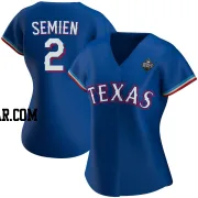 Marcus Semien Women's Texas Rangers Royal Authentic Alternate 2023 World Series Jersey