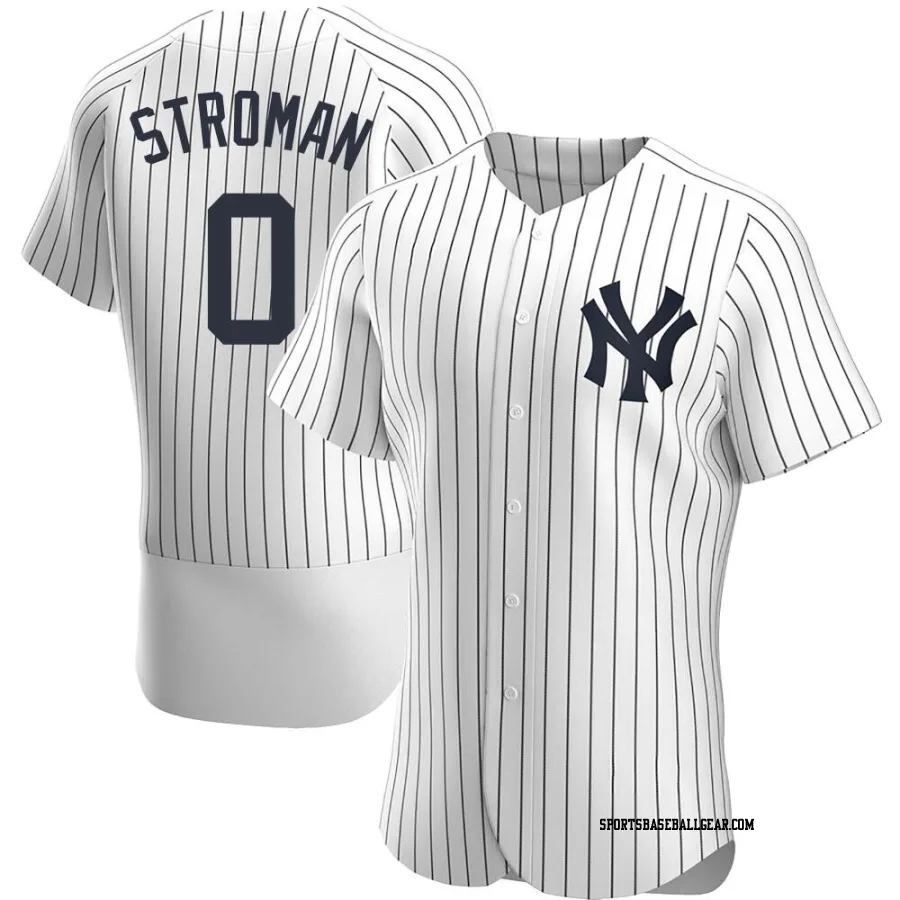 Marcus Stroman Men's New York Yankees White Authentic Home Jersey