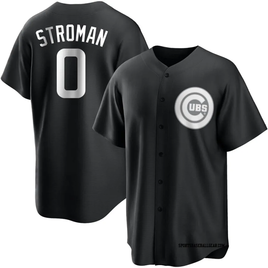 Marcus Stroman Youth Chicago Cubs Black/White Replica Jersey