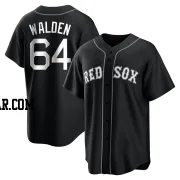 Marcus Walden Men's Boston Red Sox Black/White Replica Jersey