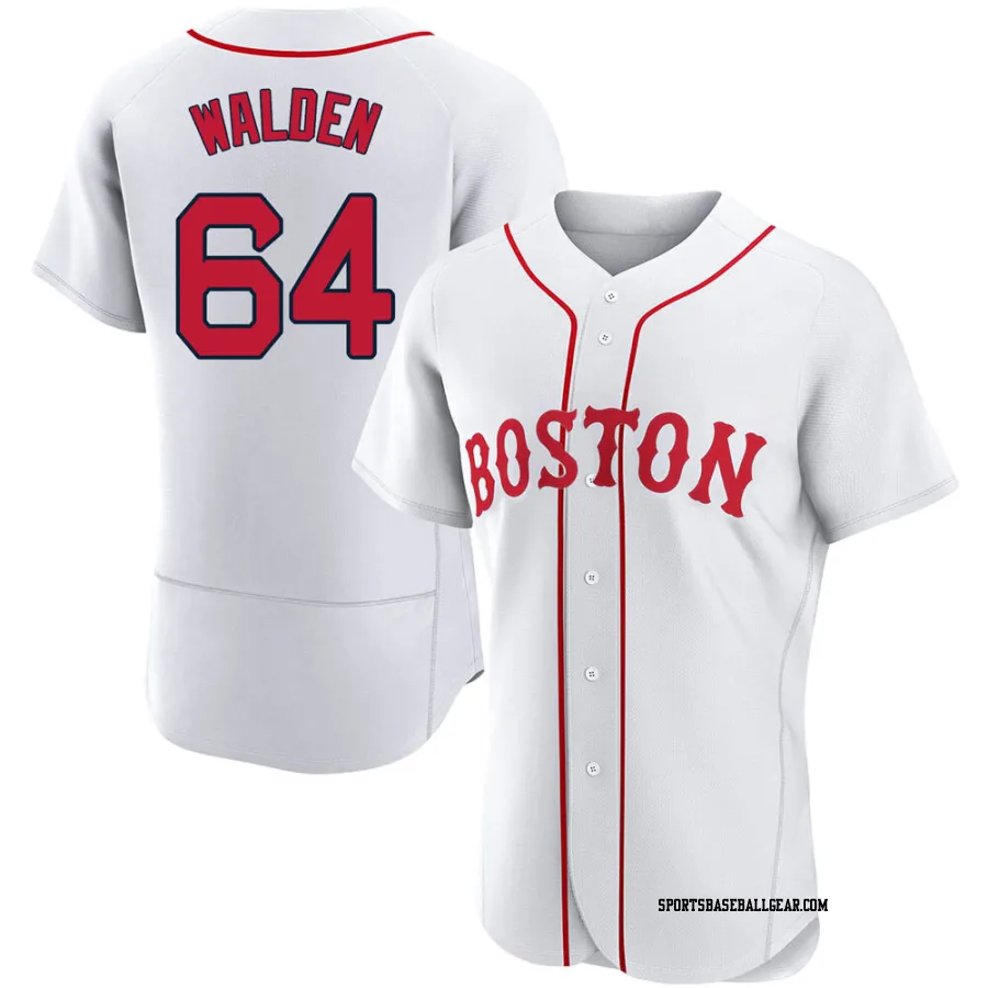 Marcus Walden Men's Boston Red Sox White Authentic 2021 Patriots' Day Jersey