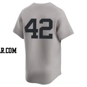 Mariano Rivera Youth New York Yankees Gray Limited Away 2nd Jersey