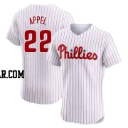 Mark Appel Men's Philadelphia Phillies White Elite Home Jersey