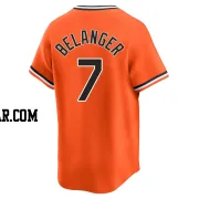 Mark Belanger Men's Baltimore Orioles Orange Limited Cooperstown Collection Jersey