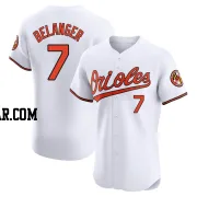 Mark Belanger Men's Baltimore Orioles White Elite Home Jersey