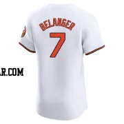 Mark Belanger Men's Baltimore Orioles White Elite Home Jersey