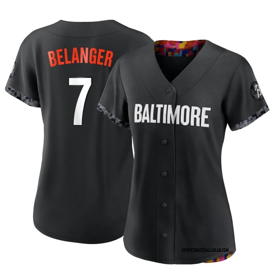 Mark Belanger Women's Baltimore Orioles Black Replica 2023 City Connect Jersey