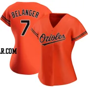 Mark Belanger Women's Baltimore Orioles Orange Authentic Alternate Jersey