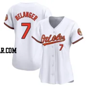 Mark Belanger Women's Baltimore Orioles White Limited Home Jersey