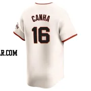 Mark Canha Men's San Francisco Giants Cream Elite Home Jersey