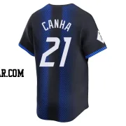 Mark Canha Youth Detroit Tigers Blue Limited 2024 City Connect Jersey