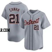 Mark Canha Youth Detroit Tigers Gray Limited Road Jersey