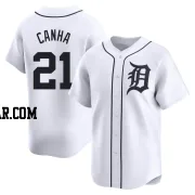 Mark Canha Youth Detroit Tigers White Limited Home Jersey