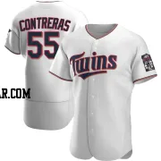 Mark Contreras Men's Minnesota Twins White Authentic Home Jersey