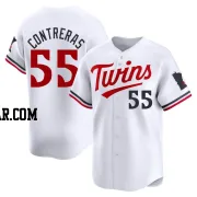 Mark Contreras Men's Minnesota Twins White Limited Home Jersey