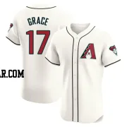 Mark Grace Men's Arizona Diamondbacks Cream Elite Home Jersey