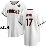 Mark Grace Men's Arizona Diamondbacks White Replica Home 2023 World Series Jersey