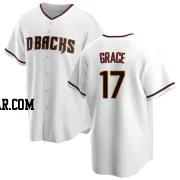 Mark Grace Men's Arizona Diamondbacks White Replica Home Jersey