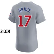 Mark Grace Men's Chicago Cubs Gray Elite Road Jersey