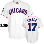 Mark Grace Men's Chicago Cubs White Authentic 1968 Throwback Jersey