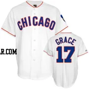 Mark Grace Men's Chicago Cubs White Authentic 1988 Throwback Jersey