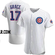 Mark Grace Men's Chicago Cubs White Authentic Home Jersey