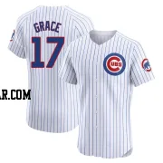 Mark Grace Men's Chicago Cubs White Elite Home Jersey