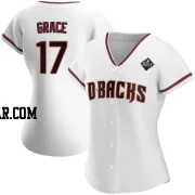 Mark Grace Women's Arizona Diamondbacks White Authentic Home 2023 World Series Jersey