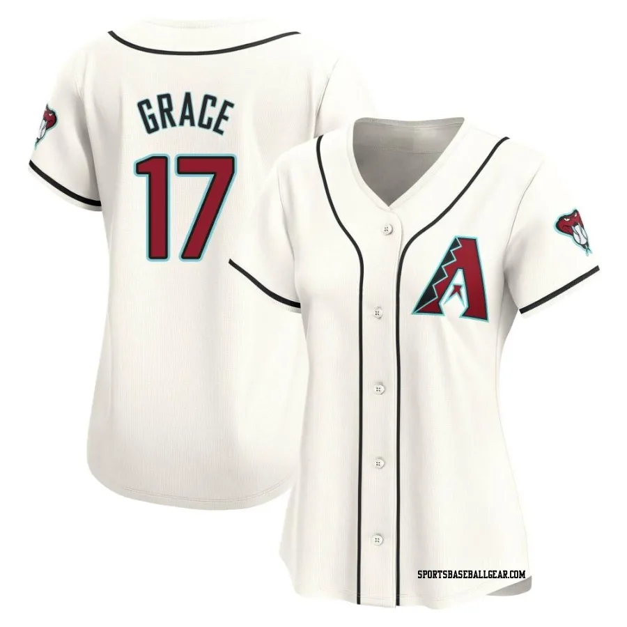 Mark Grace Women's Arizona Diamondbacks White Limited Home Jersey