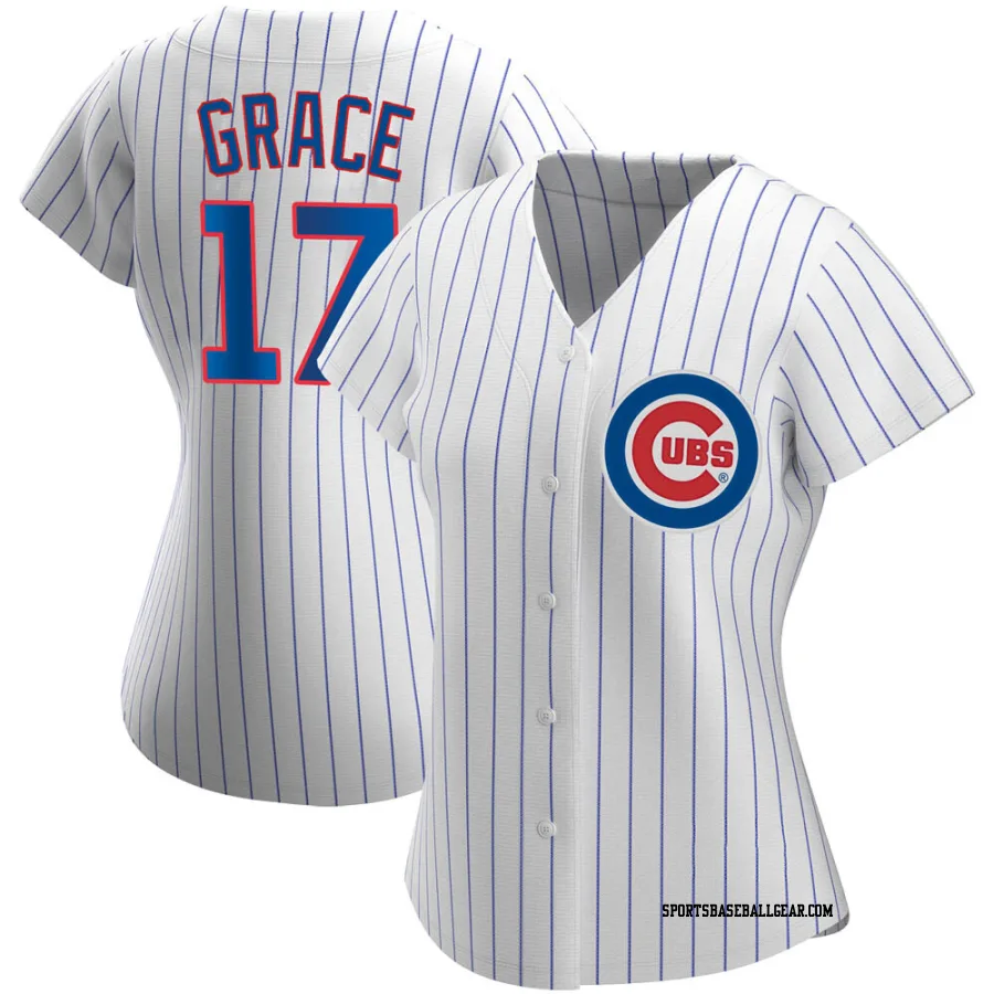 Mark Grace Women's Chicago Cubs White Authentic Home Jersey