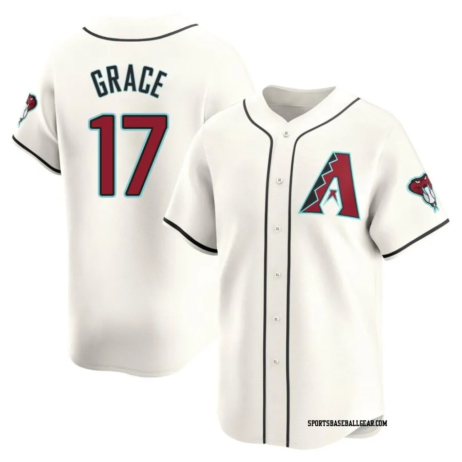 Mark Grace Youth Arizona Diamondbacks White Limited Home Jersey