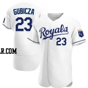 Mark Gubicza Men's Kansas City Royals White Authentic Home Jersey