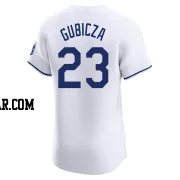 Mark Gubicza Men's Kansas City Royals White Elite Home Jersey