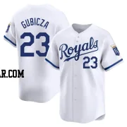 Mark Gubicza Men's Kansas City Royals White Limited Home Jersey