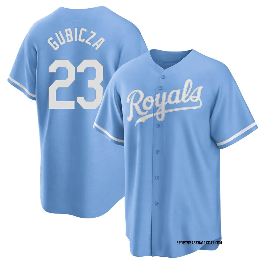 Mark Gubicza Youth Kansas City Royals Light Blue Replica 2022 Alternate Jersey