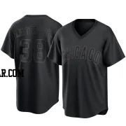 Mark Leiter Jr. Men's Chicago Cubs Black Replica Pitch Fashion Jersey