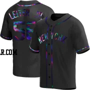 Mark Leiter Jr. Men's New York Yankees Black Holographic Replica Alternate Jersey