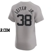 Mark Leiter Jr. Men's New York Yankees Gray Elite Road Jersey