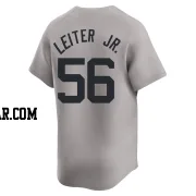 Mark Leiter Jr. Men's New York Yankees Gray Limited Away 2024 World Series Jersey