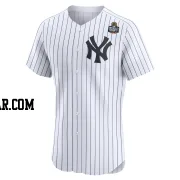 Mark Leiter Jr. Men's New York Yankees White Elite Home 2024 World Series Jersey