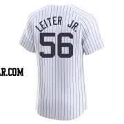 Mark Leiter Jr. Men's New York Yankees White Elite Home 2024 World Series Jersey