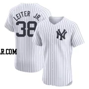 Mark Leiter Jr. Men's New York Yankees White Elite Home Jersey