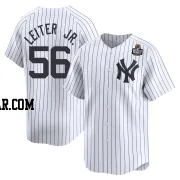 Mark Leiter Jr. Men's New York Yankees White Limited Yankee Home 2024 World Series Jersey