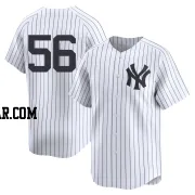 Mark Leiter Jr. Men's New York Yankees White Limited Yankee Home 2nd Jersey