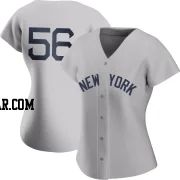 Mark Leiter Jr. Women's New York Yankees Gray Authentic 2021 Field of Dreams Jersey