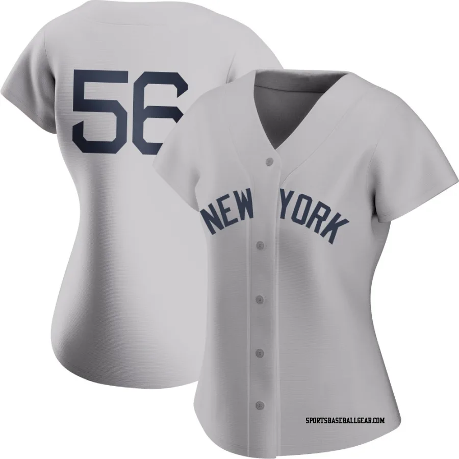 Mark Leiter Jr. Women's New York Yankees Gray Authentic 2021 Field of Dreams Jersey