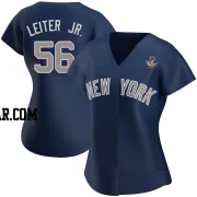 Mark Leiter Jr. Women's New York Yankees Navy Authentic Alternate 2024 World Series Jersey