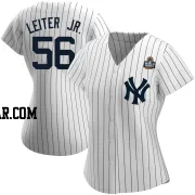 Mark Leiter Jr. Women's New York Yankees White Authentic Home Name 2024 World Series Jersey