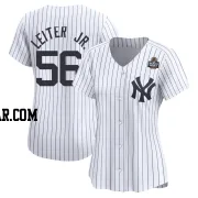 Mark Leiter Jr. Women's New York Yankees White Limited Yankee Home 2024 World Series Jersey