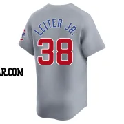 Mark Leiter Jr. Youth Chicago Cubs Gray Limited Road Jersey